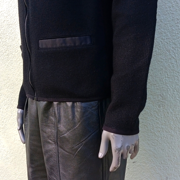 CREW OUTFITTERS UNISEX V-NECK POLAR ZIP FLEECE LINED "COMMANDO" SWEATER - Picture 8 of 17